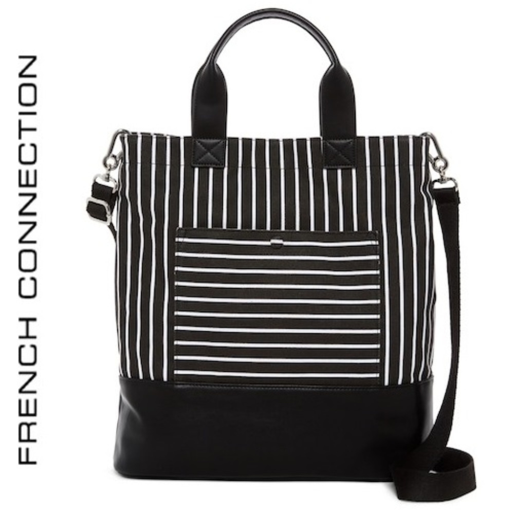 French Connection Large Tote Cotton Canvas